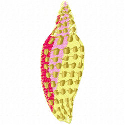 Seashell Embroidery Design 8 Seashell Embroidery Design 8
